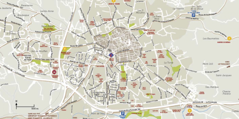 Plan De Aix En Provence Voyage Carte Plan